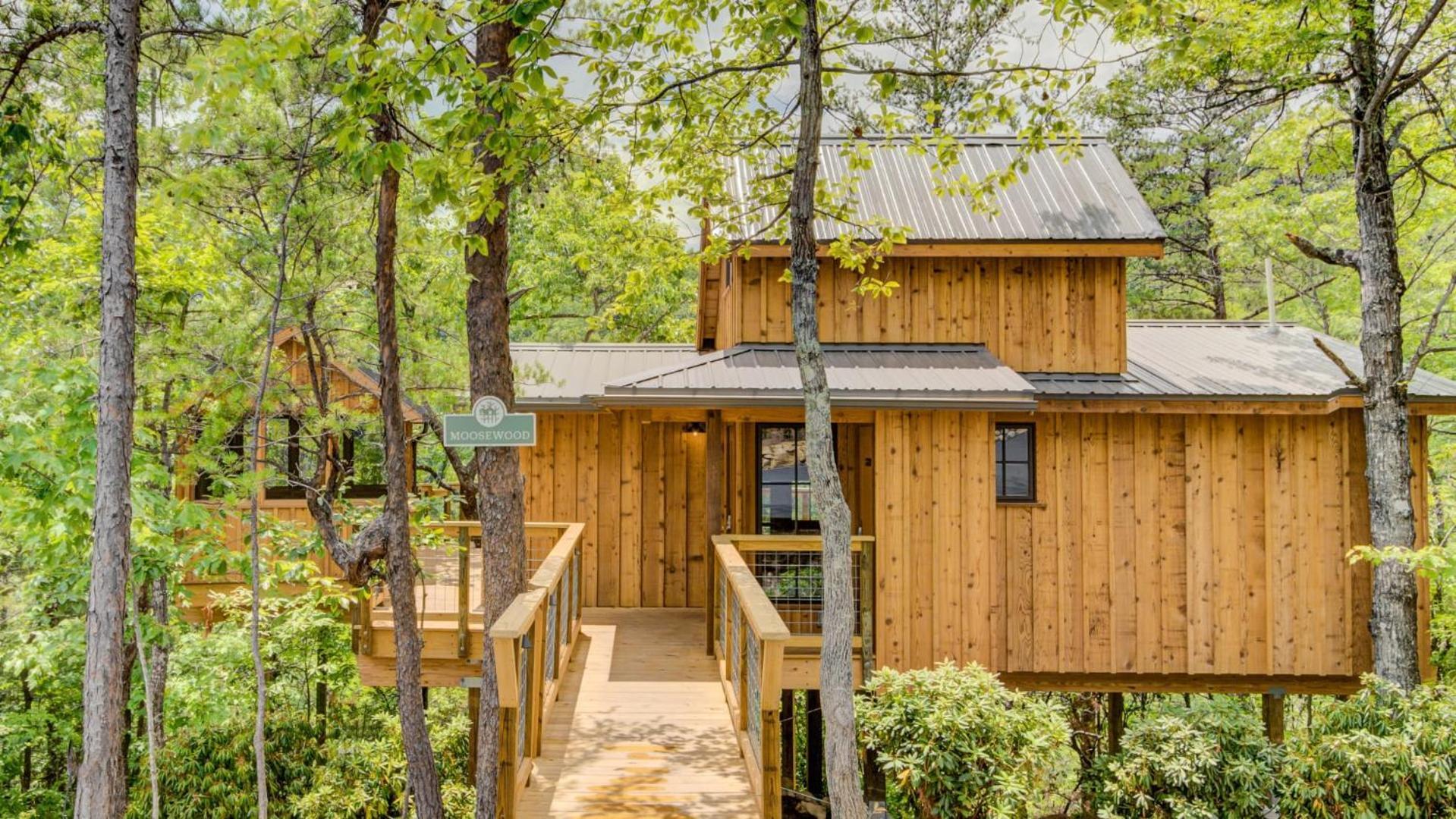 The Moosewood In Treehouse Grove At Norton Creek Villa Gatlinburg Ngoại thất bức ảnh